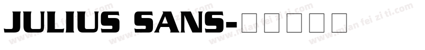 JULIUS SANS字体转换